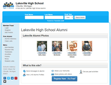 Tablet Screenshot of lakevillehighschool.org